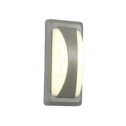 Kontrollera V-TAC 12W LED väggarmatur grå IP65 VT-8058 3000K 1160lm