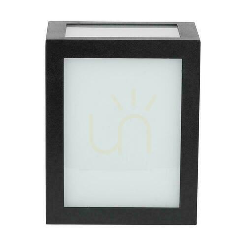 Kontrollera V-TAC 12W LED-väggarmatur IP65 Svart VT-822 4000K 1350lm