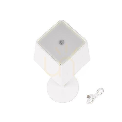 Kontrollera V-TAC 2W LED laddningsdimbar nattdukslampa IP54 vit VT-7563 3000K 200lm.