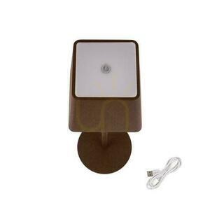V-TAC 2W LED laddningsbar dimbar nattduksbordslampa IP54 brons Corten VT-7563 3000K 200lm 1 V-TAC 2W LED laddningsbar dimbar nattduksbordslampa IP54 brons Corten VT-7563 3000K 200lm small 1