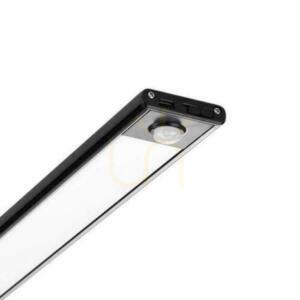 V-TAC 1,5W LED underskåpsarmatur Svart Rörelsesensor USB-laddning 30cm VT-8141 3000K 110lm small 0