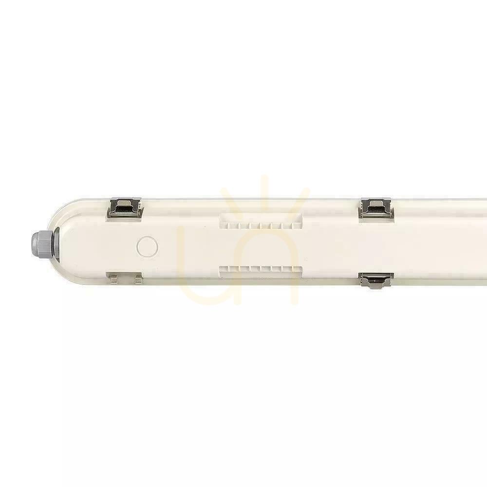 Display Hermetisk LED-armatur V-TAC SAMSUNG CHIP 36W 120cm 120Lm/W ML SS Clip Rörelsesensor VT-120136S 4000K 4320lm 3 års garanti Hermetisk LED-armatur V-TAC SAMSUNG CHIP 36W 120cm 120Lm/W ML SS Clip Rörelsesensor VT-120136S 4000K 4320lm 3 års garanti
