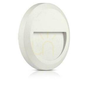 Trapparmatur 2W LED V-TAC Vit Rund 230V IP65 VT-1142 4000K 80lm small 1