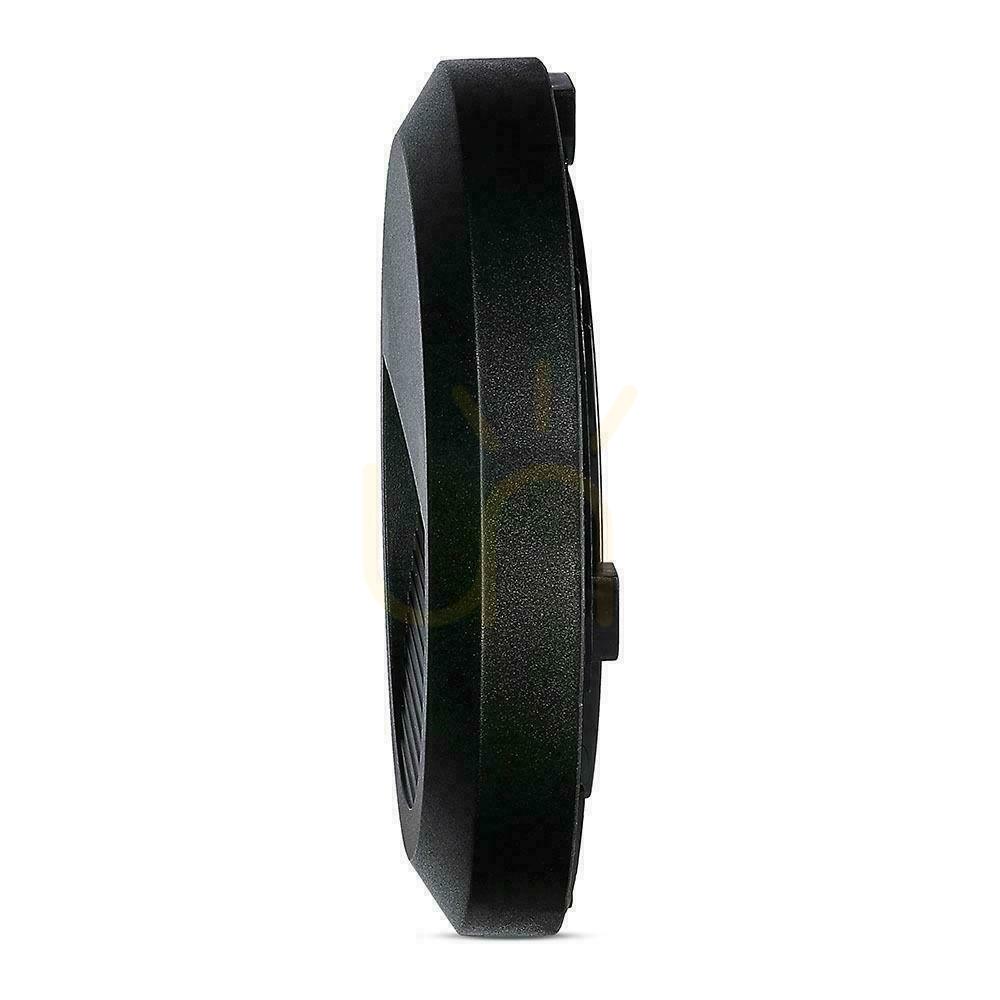 Förhandsvisning 2W LED V-TAC Trapparmatur Svart Rund 230V IP65 VT-1142 4000K 80lm 2W LED V-TAC Trapparmatur Svart Rund 230V IP65 VT-1142 4000K 80lm