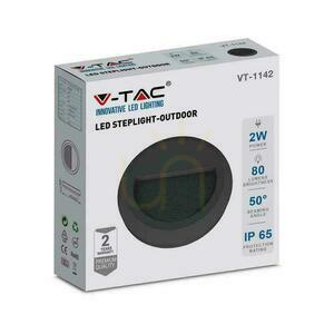 2W LED V-TAC Trapparmatur Svart Rund 230V IP65 VT-1142 4000K 80lm 4 2W LED V-TAC Trapparmatur Svart Rund 230V IP65 VT-1142 4000K 80lm small 4