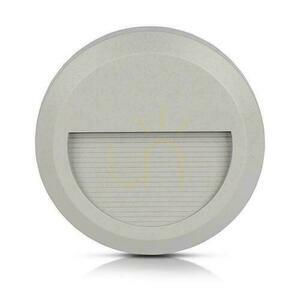 2W LED V-TAC Grå Rund Trapparmatur 230V IP65 VT-1142 3000K 80lm small 3