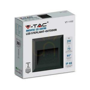 2W LED V-TAC Trapparmatur Svart Kvadratisk 230V IP65 VT-1152 3000K 70lm 4 2W LED V-TAC Trapparmatur Svart Kvadratisk 230V IP65 VT-1152 3000K 70lm small 4