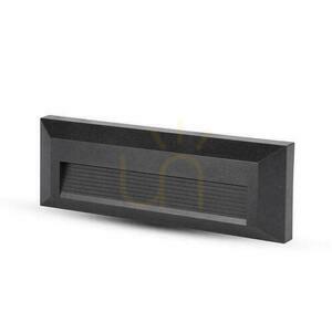 Trapparmatur 3W LED V-TAC Svart Rektangel 230V IP65 VT-1162 4000K 110lm 1 Trapparmatur 3W LED V-TAC Svart Rektangel 230V IP65 VT-1162 4000K 110lm small 1