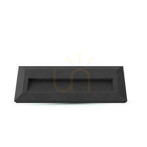 3W LED V-TAC Trapparmatur Svart Rektangel 230V IP65 VT-1162 3000K 110lm small 0