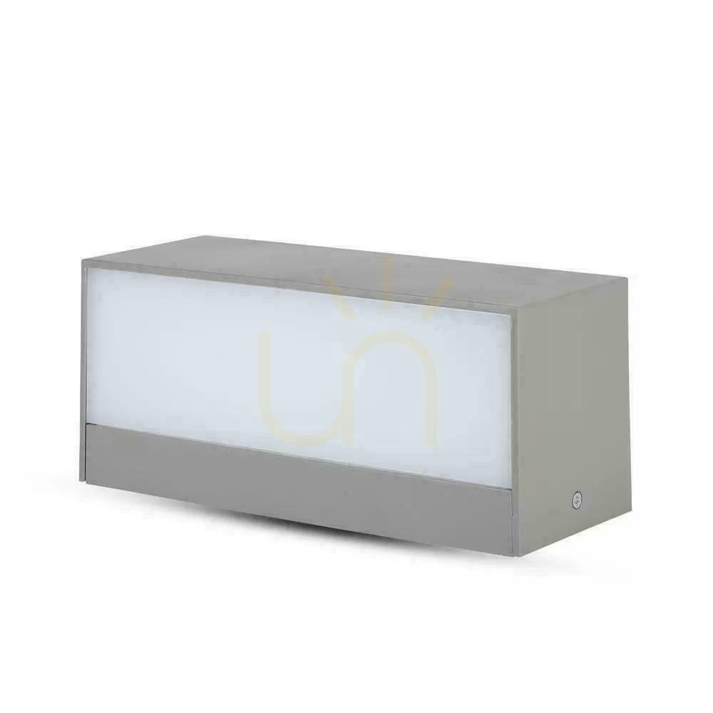 Utsikt V-TAC 12W LED väggarmatur Top Down Grå IP65 VT-8057 6400K 1150lm V-TAC 12W LED väggarmatur Top Down Grå IP65 VT-8057 6400K 1150lm