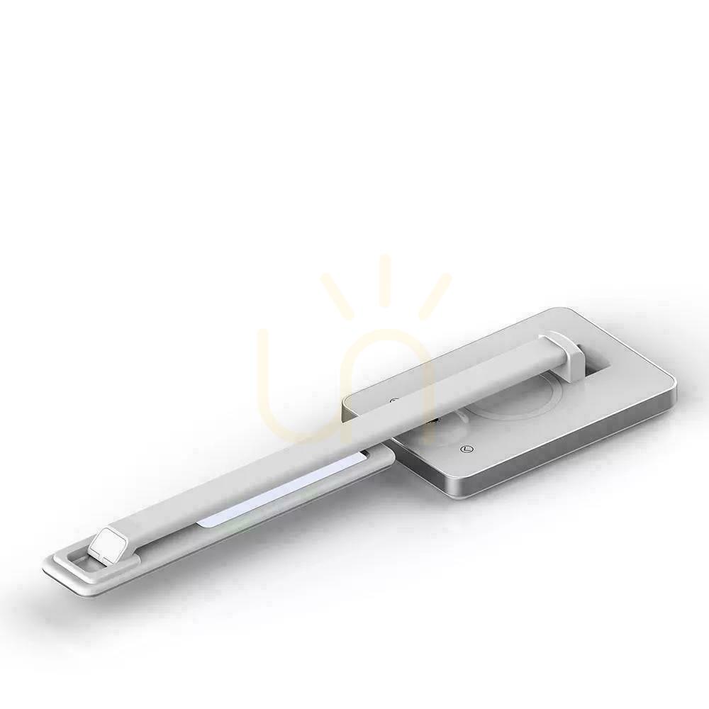 Visa V-TAC 5W 3in1 Induktion vit färgskiftande skrivbordslampa VT-7505 3000K-6500K 560lm. V-TAC 5W 3in1 Induktion vit färgskiftande skrivbordslampa VT-7505 3000K-6500K 560lm.