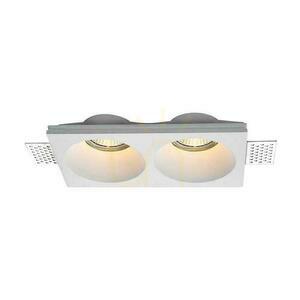 V-TAC 2xGU10 Takarmatur i gips Vit 190x100 VT-11002 3 års garanti small 0