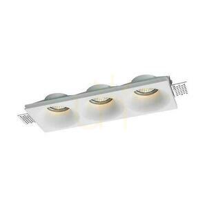 V-TAC 3xGU10 Takarmatur i gips Vit 280x100 VT-11023 3 års garanti small 0