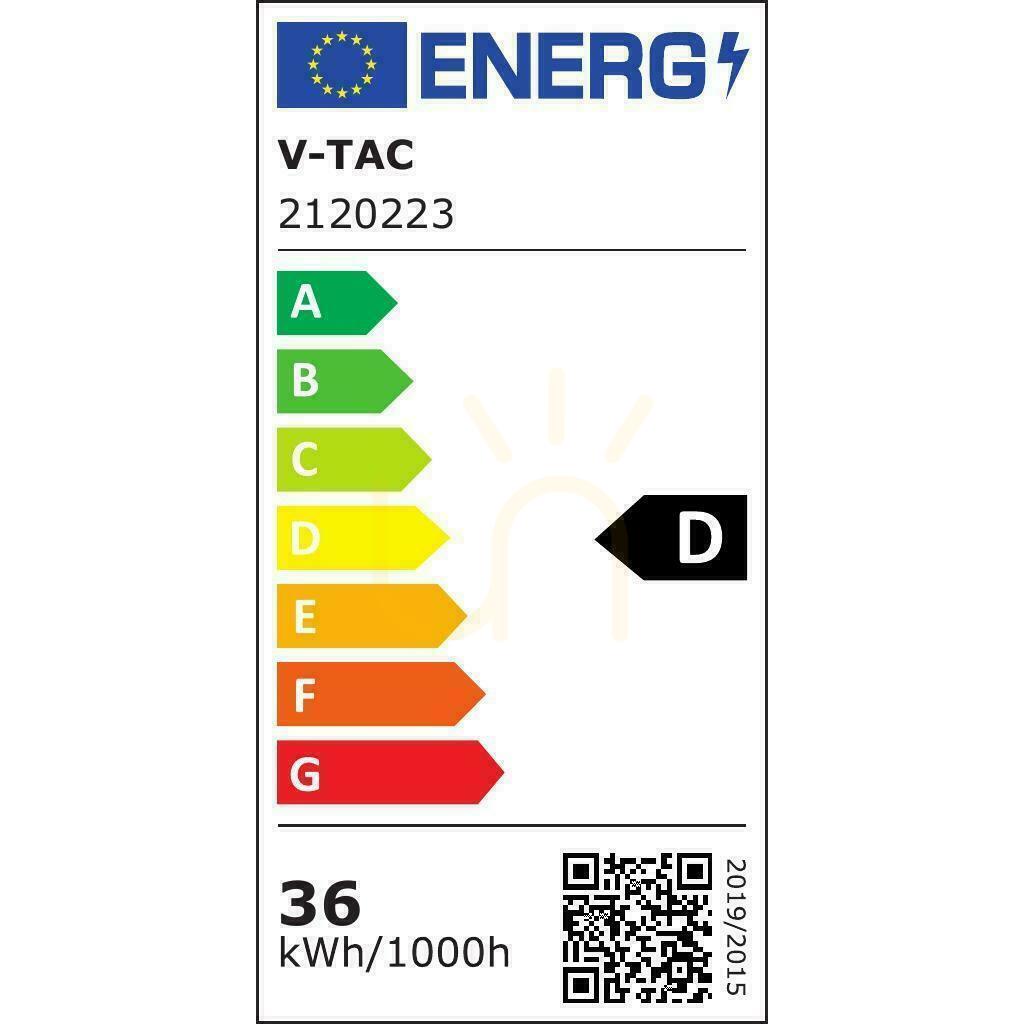 Visa V-TAC SAMSUNG CHIP M-SERIES 36W 120cm LED Hermetisk armatur VT-120136E 4000K 4320lm 3 års garanti V-TAC SAMSUNG CHIP M-SERIES 36W 120cm LED Hermetisk armatur VT-120136E 4000K 4320lm 3 års garanti