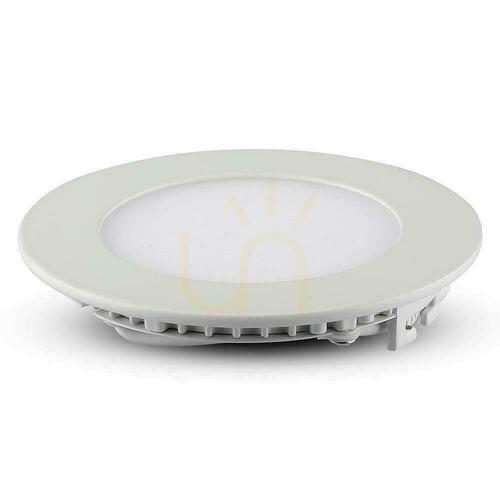 Kontrollera LED-panel V-TAC Premium Downlight 6W rund fi120 VT-607 4000K 490lm