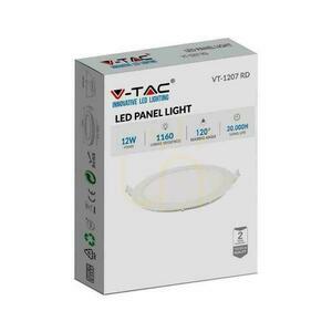 LED-panel V-TAC Premium Downlight 12W Rund fi170 VT-1207 4000K 1160lm small 1