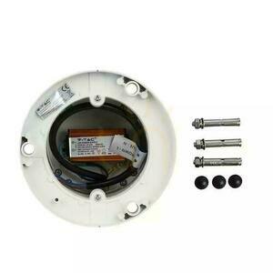 V-TAC 10W LED Trädgårdsstolpe IP65 Vit 25cm VT-830-W 4000K 1000lm small 4
