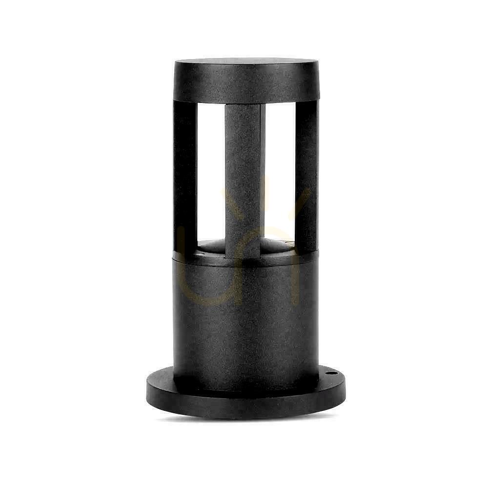 Utsikt V-TAC 10W LED Trädgårdsstolpe IP65 Svart 25cm VT-830-N 6400K 1000lm V-TAC 10W LED Trädgårdsstolpe IP65 Svart 25cm VT-830-N 6400K 1000lm
