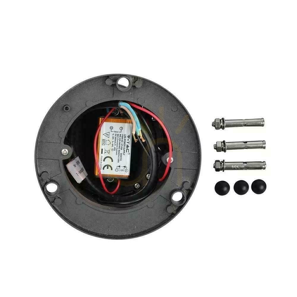 Visa V-TAC 10W LED Trädgårdsstolpe IP65 Svart 25cm VT-830-N 6400K 1000lm V-TAC 10W LED Trädgårdsstolpe IP65 Svart 25cm VT-830-N 6400K 1000lm