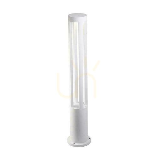Kontrollera V-TAC 10W LED Trädgårdsstolpe IP65 Vit 80cm VT-820-W 3000K 1000lm