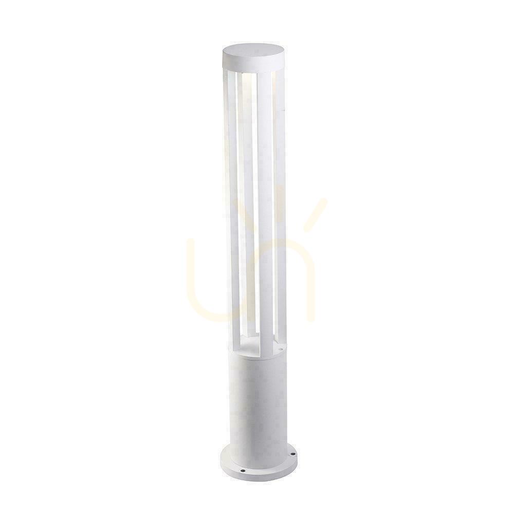 Utsikt V-TAC 10W LED Trädgårdsstolpe IP65 Vit 80cm VT-820-W 4000K 1000lm V-TAC 10W LED Trädgårdsstolpe IP65 Vit 80cm VT-820-W 4000K 1000lm