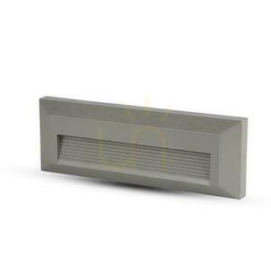 3W LED V-TAC Trapparmatur Grå Rektangel 230V IP65 VT-1162 4000K 110lm small 1