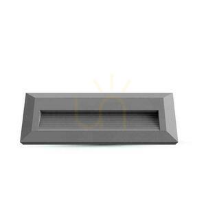 3W LED V-TAC Trapparmatur Grå Rektangel 230V IP65 VT-1162 4000K 110lm small 0