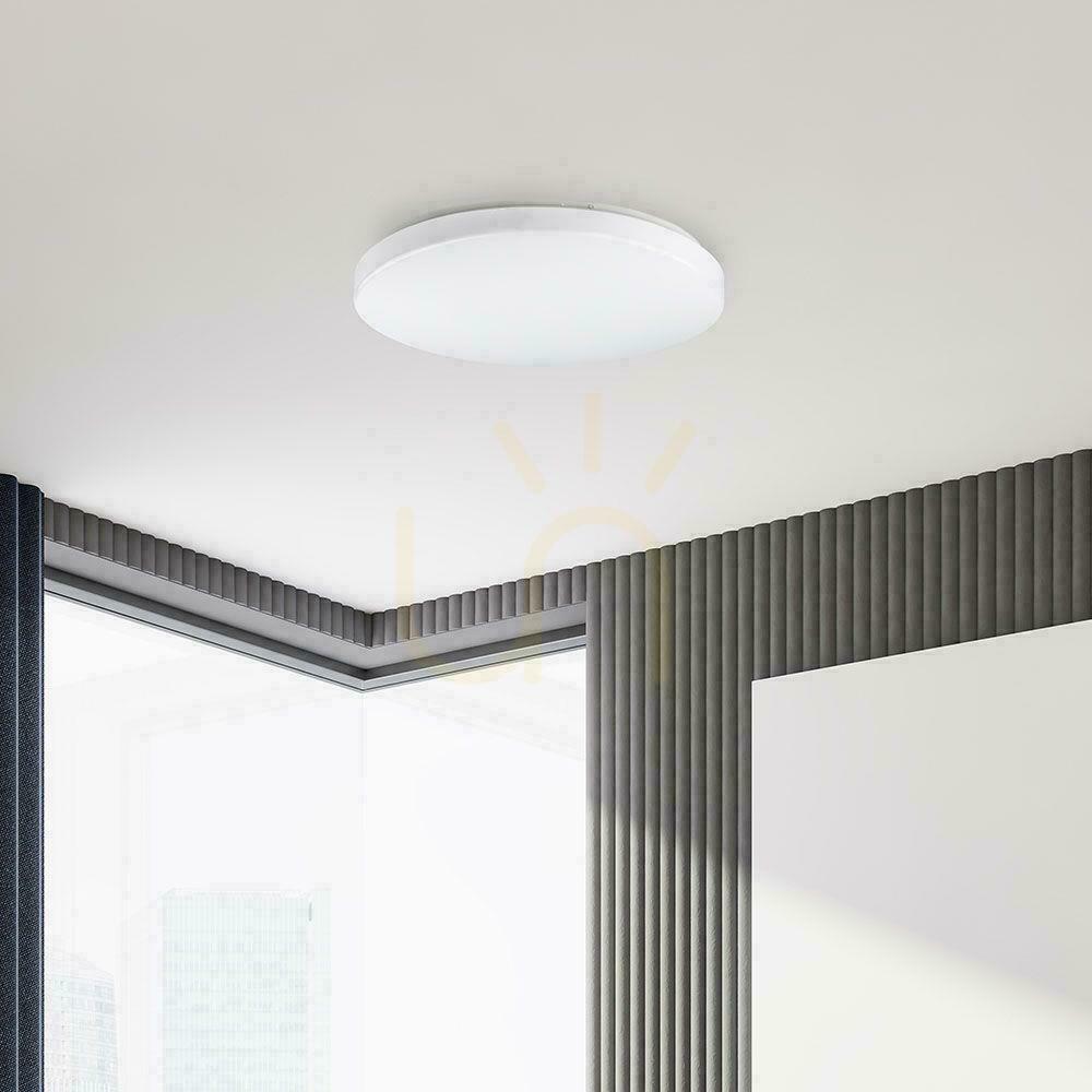 Utsikt Yta Plafond Rund V-TAC 15W LED SAMSUNG CHIP IP44 120Lm/W VT-8033 4000K 1850lm 3 års garanti Yta Plafond Rund V-TAC 15W LED SAMSUNG CHIP IP44 120Lm/W VT-8033 4000K 1850lm 3 års garanti