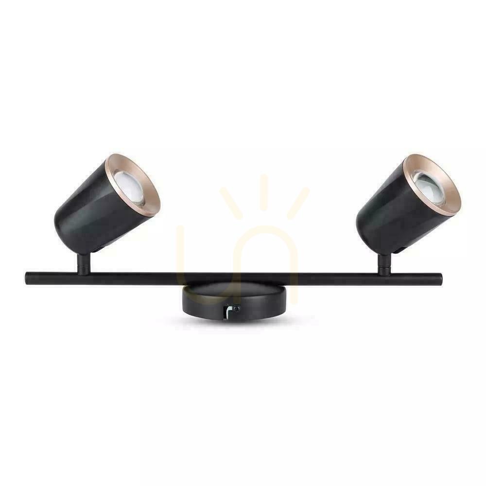 Utsikt V-TAC 10W LED takarmatur svart VT-812 3000K 960lm 3 års garanti V-TAC 10W LED takarmatur svart VT-812 3000K 960lm 3 års garanti