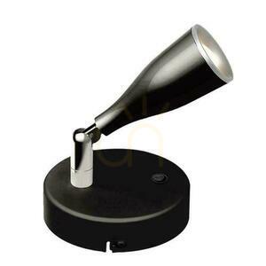V-TAC vägglampa 4,5W LED svart med strömbrytare VT-806 3000K 420lm 3 års garanti small 1