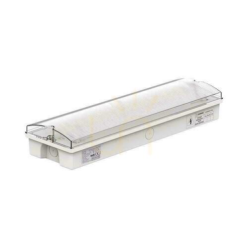 Kontrollera V-TAC 3W LED nödutrymningsarmatur 4 piktogram, TEST-knapp VT-996 6400K 130lm 3 års garanti