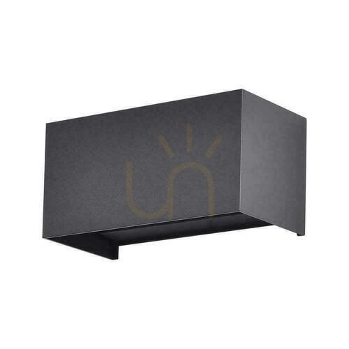 Kontrollera V-TAC 24W LED Väggarmatur Topp Botten IP65 Svart VT-8125-B-N 4000K 2720lm.