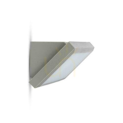 Kontrollera V-TAC VT-8054-N LED-vägglampa utomhus 12 W 3000 K grå