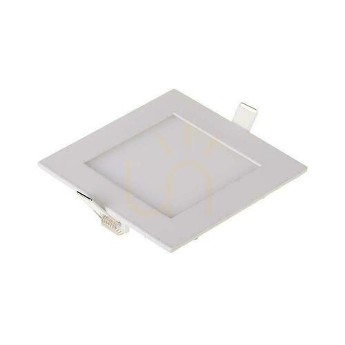 Kontrollera V-TAC Premium LED Downlight Panel 6W Square 120x120 VT-607 6400K 490lm