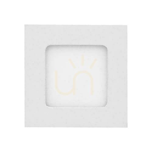 Kontrollera V-TAC Premium LED Downlight Panel 6W Square 120x120 VT-607 6400K 490lm