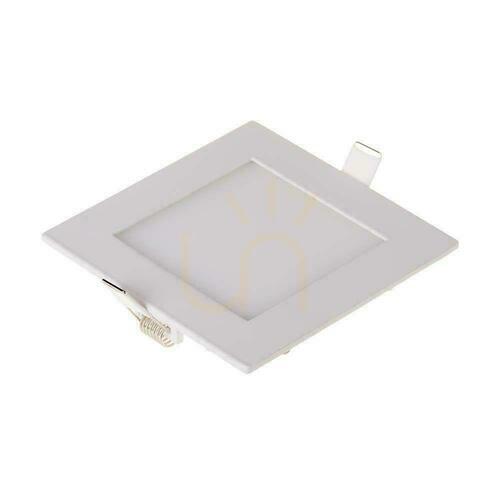Kontrollera V-TAC Premium LED Downlight Panel 3W Square 84x84 VT-307 3000K 130lm
