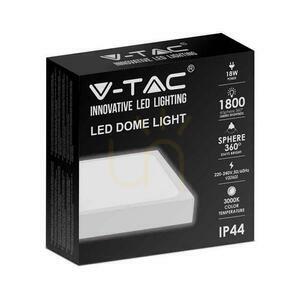 Plafond V-TAC 18W LED Square IP44 23x23cm Vit VT-8618W-SQ 3000K 1800lm. 2 Plafond V-TAC 18W LED Square IP44 23x23cm Vit VT-8618W-SQ 3000K 1800lm. small 2