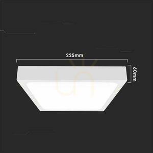 Plafond V-TAC 18W LED Square IP44 23x23cm Vit VT-8618W-SQ 3000K 1800lm. 3 Plafond V-TAC 18W LED Square IP44 23x23cm Vit VT-8618W-SQ 3000K 1800lm. small 3