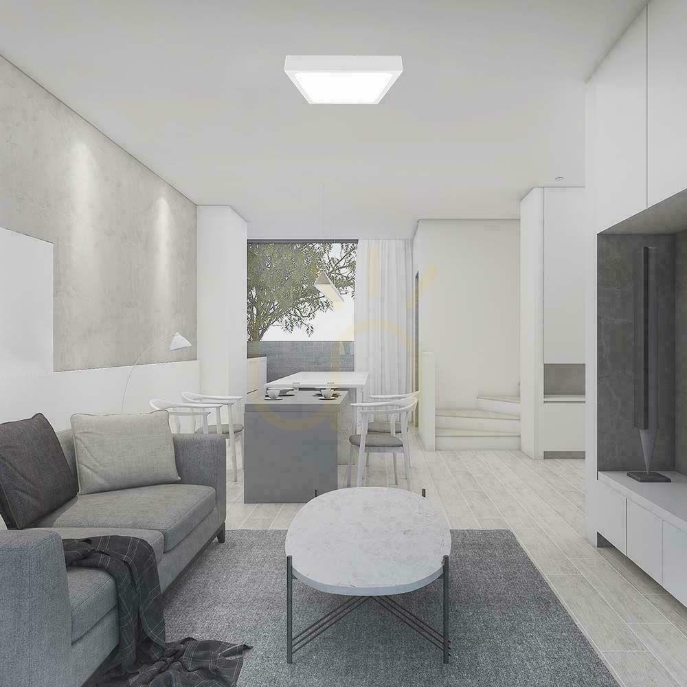 Visa Plafond V-TAC 18W LED Square IP44 23x23cm Vit VT-8618W-SQ 3000K 1800lm. Plafond V-TAC 18W LED Square IP44 23x23cm Vit VT-8618W-SQ 3000K 1800lm.