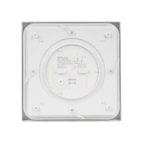 Kontrollera Plafond V-TAC 24W LED Square IP44 Mikrovågsugn Rörelsesensor 30x30cm Vit VT-8624SW-SQ 4000K 2400lm