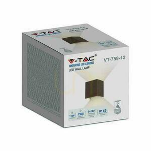 V-TAC 11W LED-väggarmatur Upptill Nedtill Justerbar Brons Corten Square IP65 VT-759-12 3000K 1360lm 5 V-TAC 11W LED-väggarmatur Upptill Nedtill Justerbar Brons Corten Square IP65 VT-759-12 3000K 1360lm small 5
