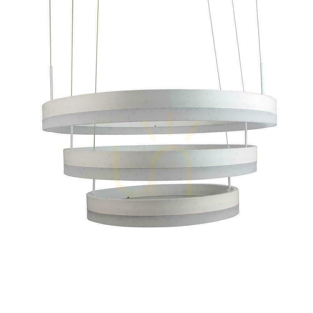 Utsikt V-TAC VT-82-3-W-N 86 W Soft Light LED pendant light 3000 K 4550 lm white V-TAC VT-82-3-W-N 86 W Soft Light LED pendant light 3000 K 4550 lm white