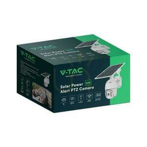 V-TAC WiFi HD SMART Solar PTZ Utomhuskamera IR Vit VT-11024 small 2