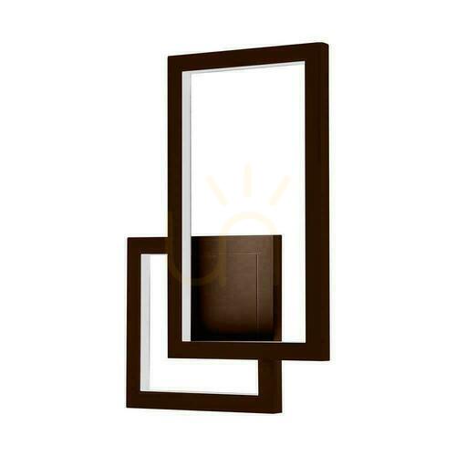 Kontrollera LED-vägglampa V-TAC 20W Brons Corten VT-11120-C 3000K 2400lm.