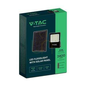 V-TAC 20W Solar LED-projektor Fjärrkontroll, AUTO, Timer IP65 VT-55300 6400K 2400lm small 1