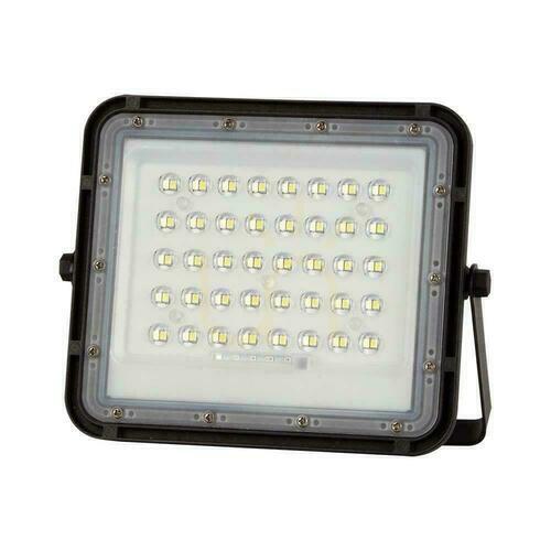 Kontrollera Solcellsdriven LED-strålkastare V-TAC VT-40W 6W 4000K 400lm IP65 svart 7822