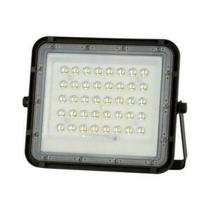 V-TAC 10W Solar-LED-strålkastare med fjärrkontroll, AUTO, Timer, IP65 Svart VT-80W 4000K 800lm. small 1