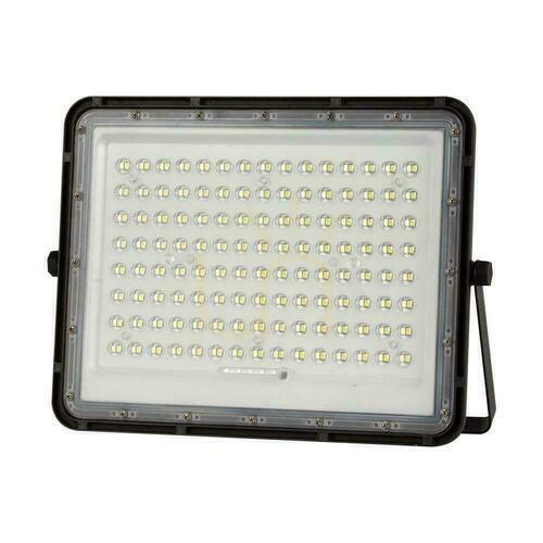 Kontrollera V-TAC 20W Solar LED-projektor IP65 Svart VT-180W 4000K 1800lm