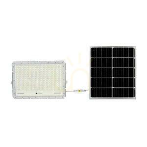 V-TAC 30W Solar LED-projektor Fjärrkontroll, AUTO, Timer, IP65 Vit VT-240W-W 6400K 2600lm small 0