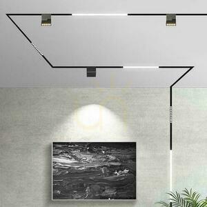 Svart smart magnetisk skenspotlight för 48 V V-TAC VT-3610 10 W 900 lm CCT small 8